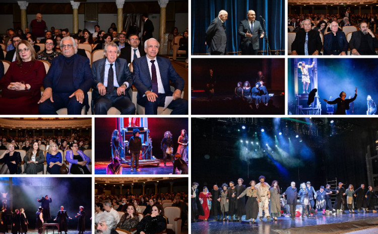 Şota Rustaveli adına Gürcüstan Milli Teatrının “Zəncirlənmiş Prometey” tamaşası nümayiş olunub 