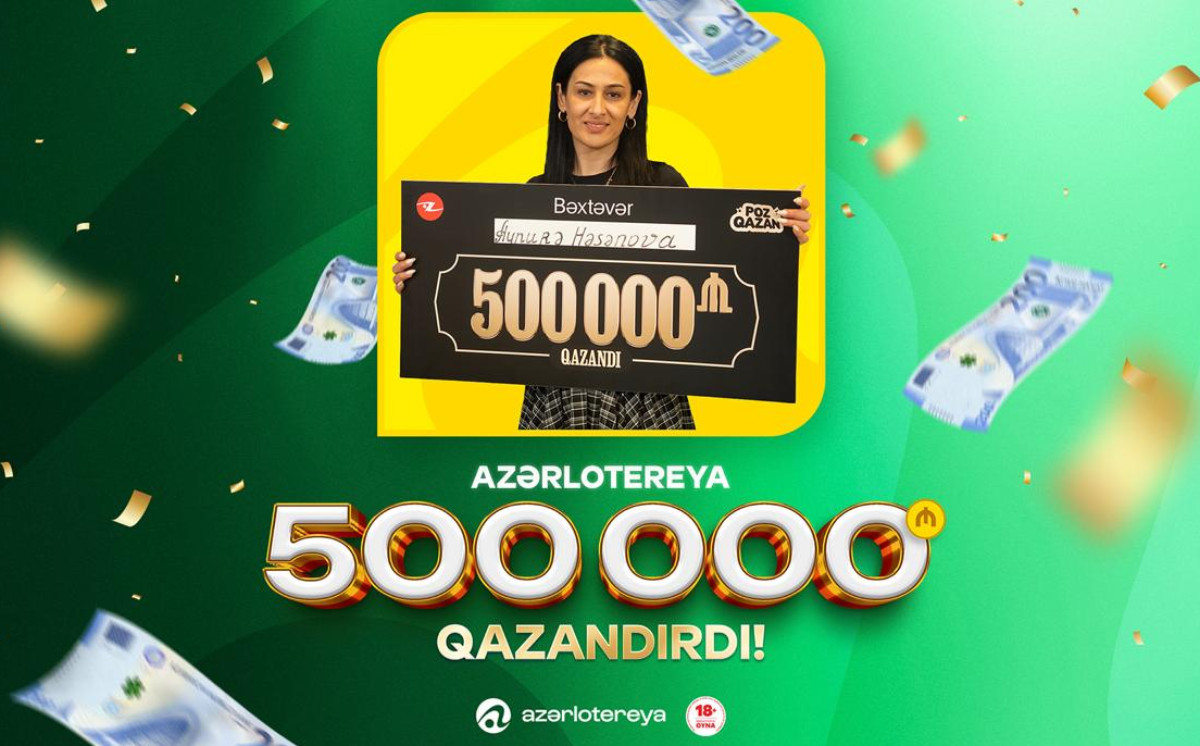 Bakıda qadın lotereyadan 500 000 manat uddu - VİDEO