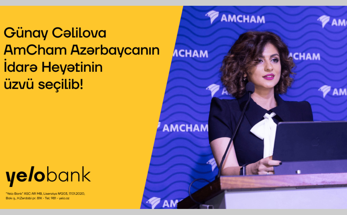 Gunay Jalilova elected as a Board Member of AmCham Azerbaijan 