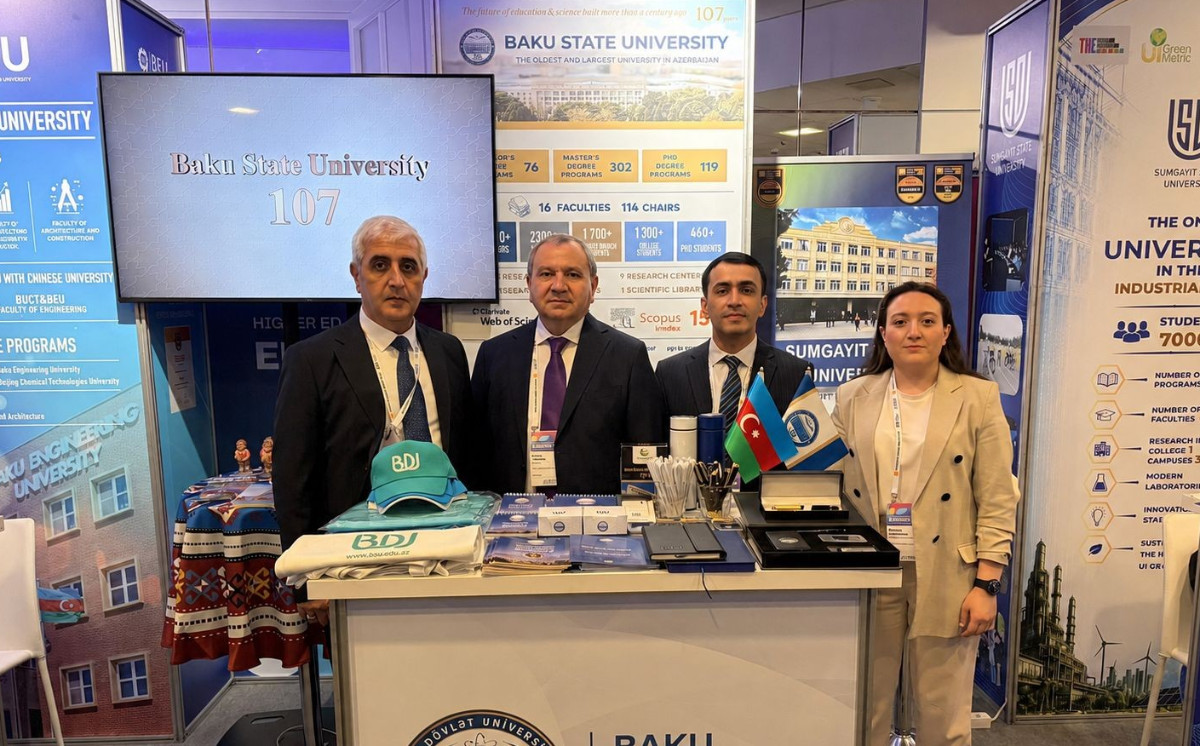 БГУ в рамках QS Higher Ed Summit: Europe 2026 представлен в азербайджанском павильоне 