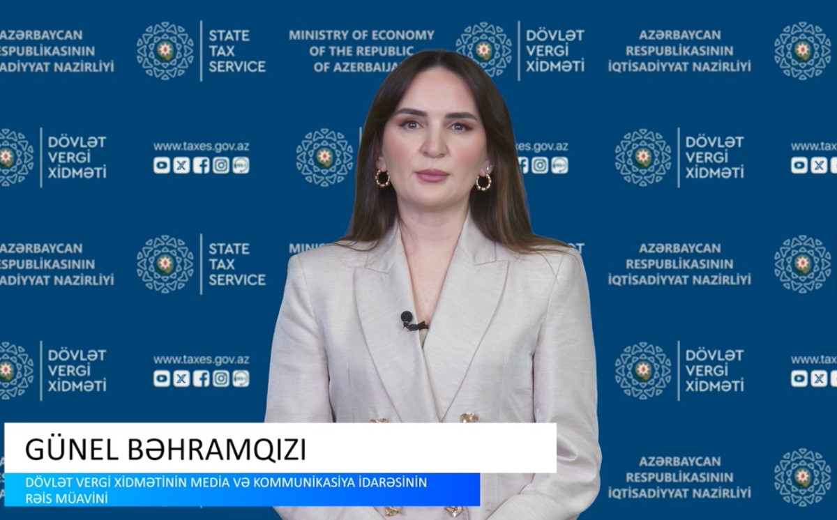 Vergi borclarının endirimlə ödənilməsi adı altında yayılan saxta internet resursu ilə bağlı xəbərdarlıq - VİDEO