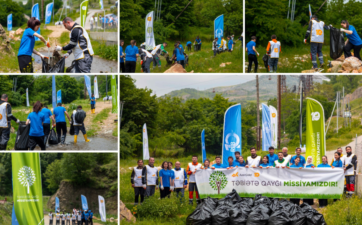 “AzerGold” CJSC and RIIB held an event dedicated to World Environment Day in Dashkesen 