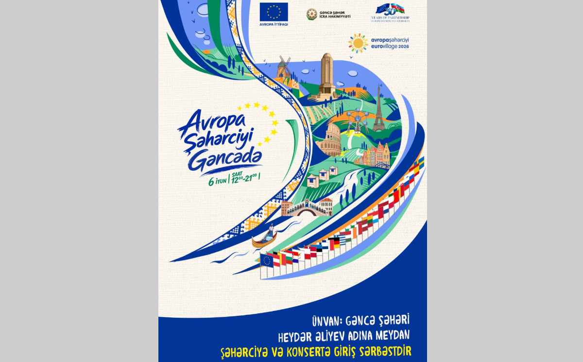 "Avropa Şəhərciyi-2026” - Avropa İttifaqı Gəncədə 