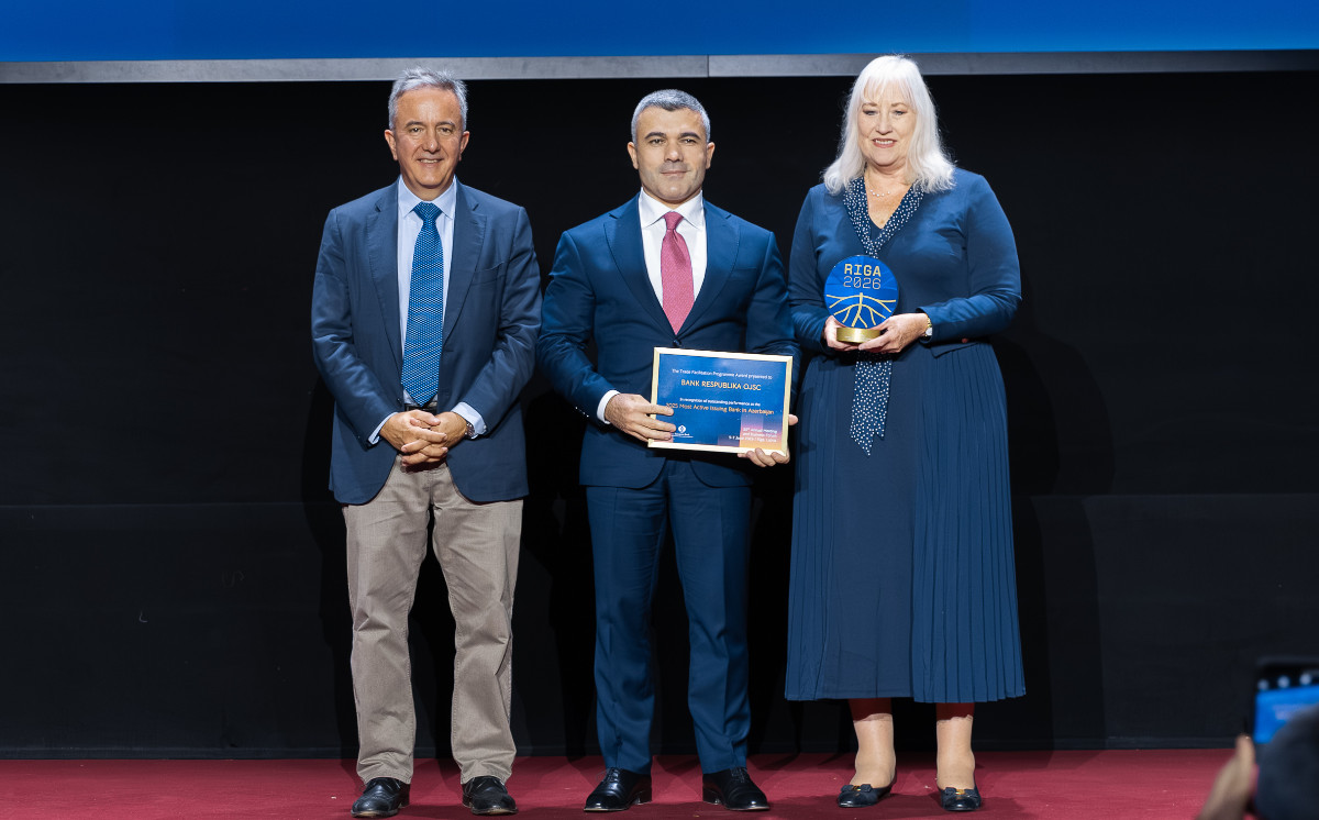 Bank Respublika has once again been named Azerbaijan’s Most Active Issuing Bank by the EBRD 