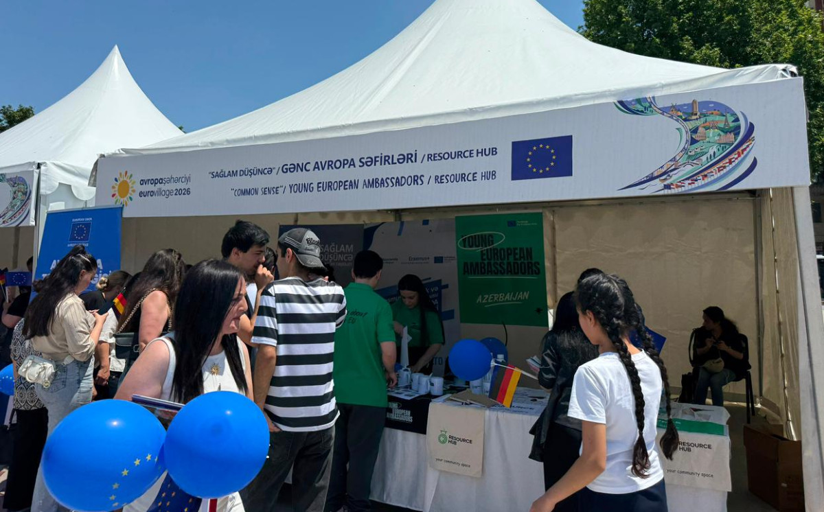 “Sağlam Düşüncə” Gəncədə keçirilən “Avropa Şəhərciyi 2026” festivalında yüzlərlə gənclə bir araya gəldi 