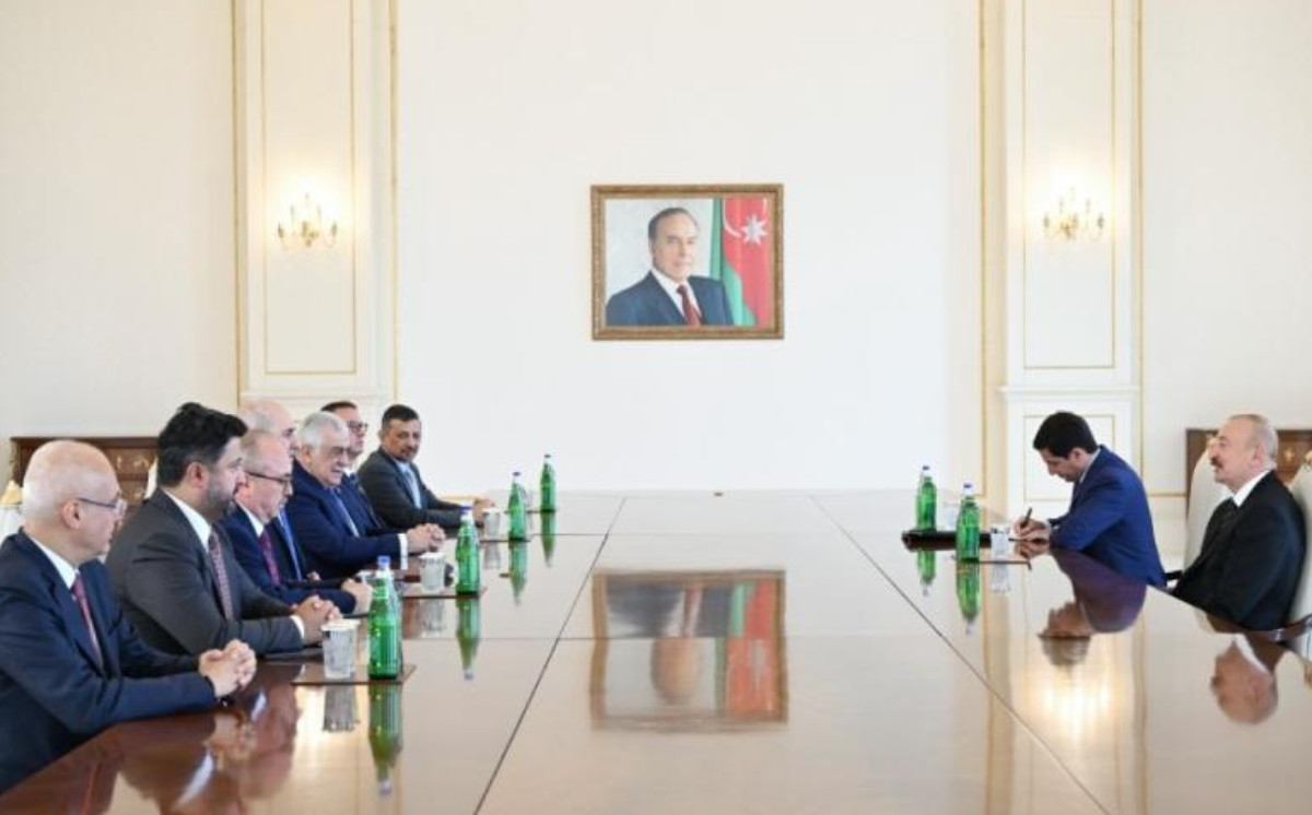 Prezident İlham Əliyev Türkiyə Böyük Millət Məclisinin sədrini qəbul edib 